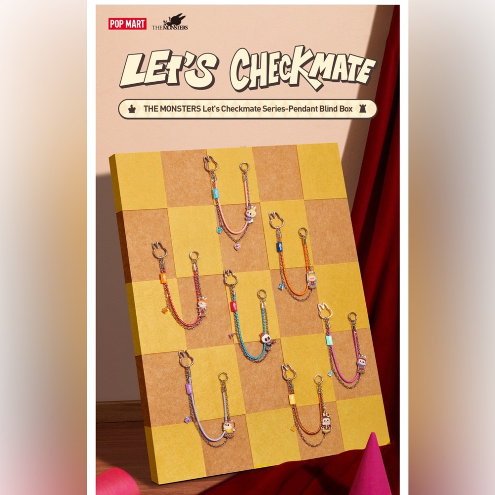 Pop Mart Let's Checkmate Keychains